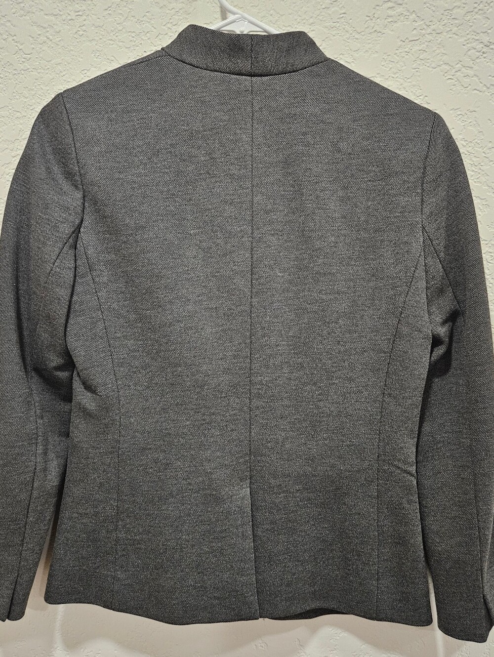 J. Crew Women's Collarless Gray Tailored Blazer - Picture 3 of 8